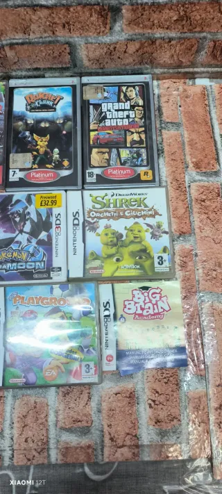 Lotto custodie vuote x Giochi Nintendo DS, 3DS, PS