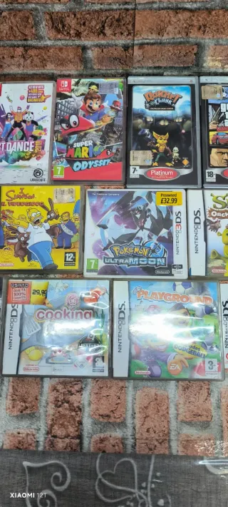 Lotto custodie vuote x Giochi Nintendo DS, 3DS, PS