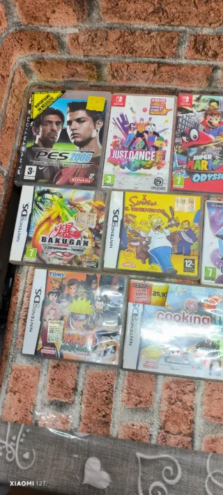 Lotto custodie vuote x Giochi Nintendo DS, 3DS, PS