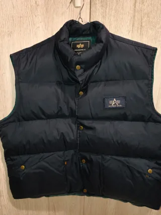 Chaleco Alpha Industries Azul/Verde