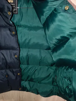 Chaleco Alpha Industries Azul/Verde