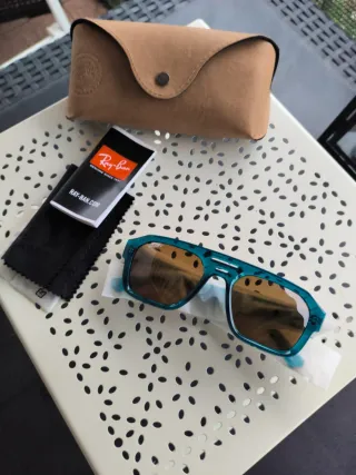 Ray-Ban Corrigan Occhiali da Sole Blu