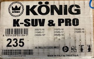 Cadenas Nieve KÖNIG SUV&PRO 235