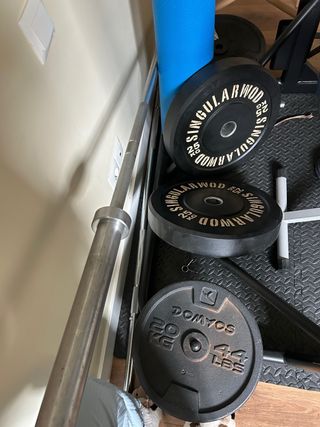 Barra Olímpica Domyos 220cm 20kg