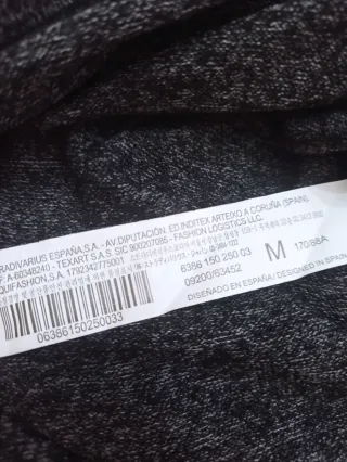 Abito collo alto grigio melange