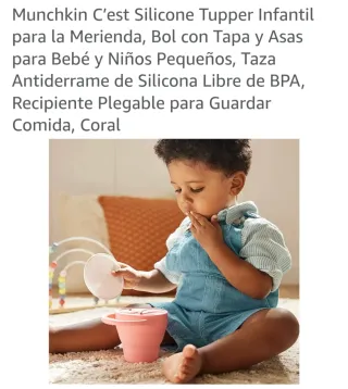 Vaso silicona infantil Munchkin