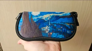 Custodia morbida occhiali Notte Stellata