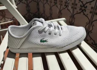 Zapatillas Lacoste Hombre Blancas
