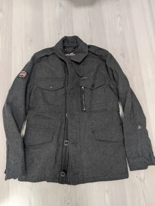 Chaqueta Superdry Lana Gris