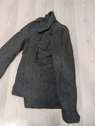 Chaqueta Superdry Lana Gris