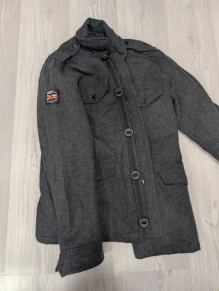 Chaqueta Superdry Lana Gris