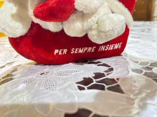 Peluche 2 topolini su cuore rosso
