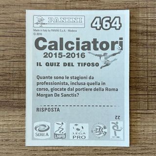 Figurine Panini Calciatori 2015/2016 Roma Salah