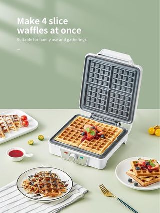 NUEVO! Gofrera Belga 4 Porciones 1200W