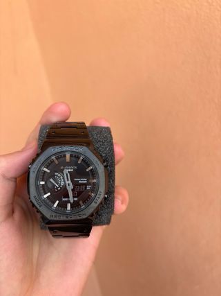 Reloj Casio G-Shock Negro y Plateado