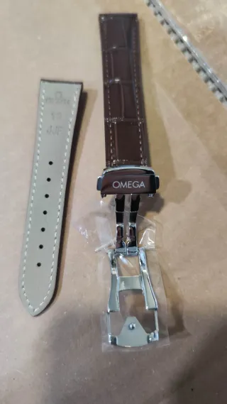 Correas Piel Omega 19mm Marrón