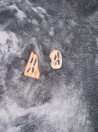 Piedras decorativas con caras