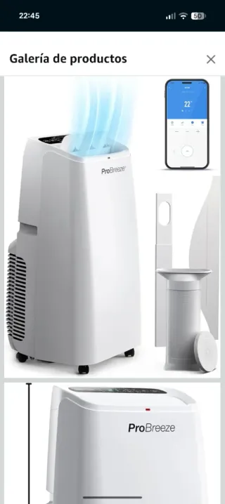 Calefacción y aire Acondicionado Portátil ProBreez