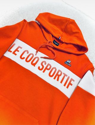Sudadera Le Coq Sportif Naranja Premium