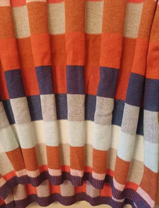 Jersey cuadros multicolor talla M