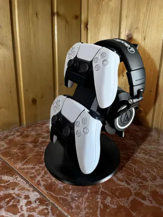 Soporte PS5 Mandos y Auriculares