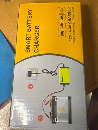 Cargador Batería Inteligente 12V 2A-3A smart batte