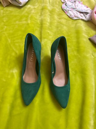 Zapatos Marypaz Talla 36 Verdes