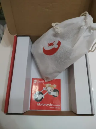 Moto in legno da assemblare Classic World