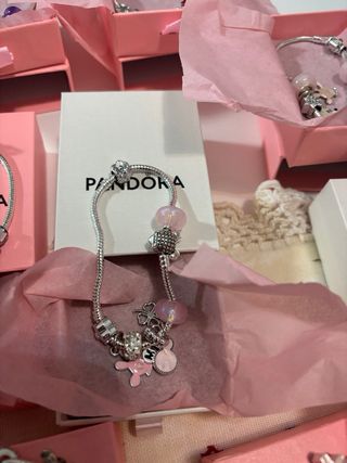Pulsera Pandora Plata con Charms