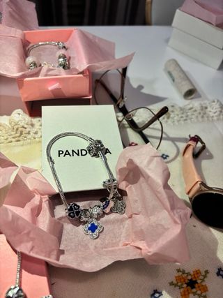 Pulsera Pandora Plata con Charms
