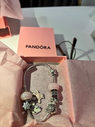 Pulsera Pandora Plata con Charms