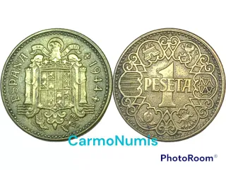 33 Monedas 1 Peseta 1944