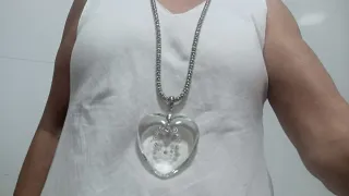 Collar Corazón Cristal con Circonitas