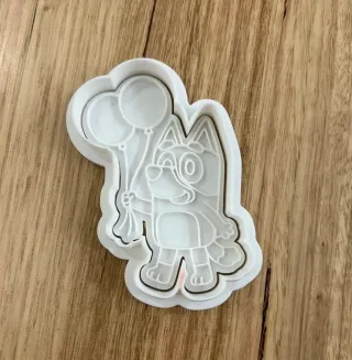 Formina per biscotti Bluey con palloncini