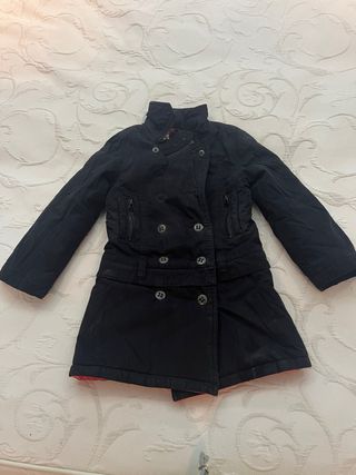 Chaqueta abrigo niña negra