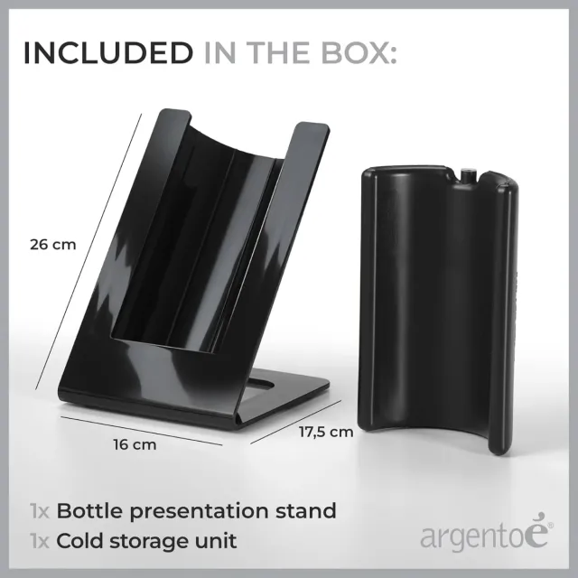 Enfriador de Botellas Argentoè Negro