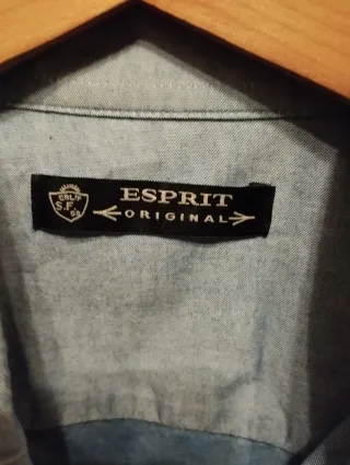 Camisa Esprit Hombre Talla M Azul