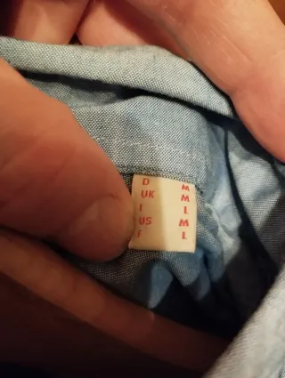 Camisa Esprit Hombre Talla M Azul