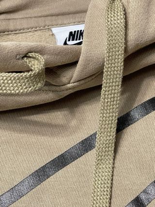 Felpa Nike Beige con Strisce nera