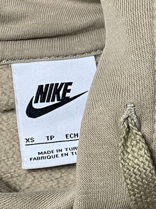 Felpa Nike Beige con Strisce nera