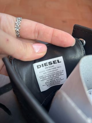 Stivali Diesel neri donna