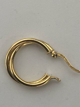 Pendiente Aro Oro 925