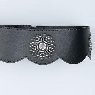 Cintura Ermanno Scervino 100% Pelle Nera