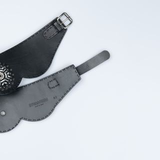 Cintura Ermanno Scervino 100% Pelle Nera