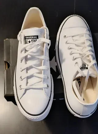 Converse All Star Mujer Blancas Talla 39