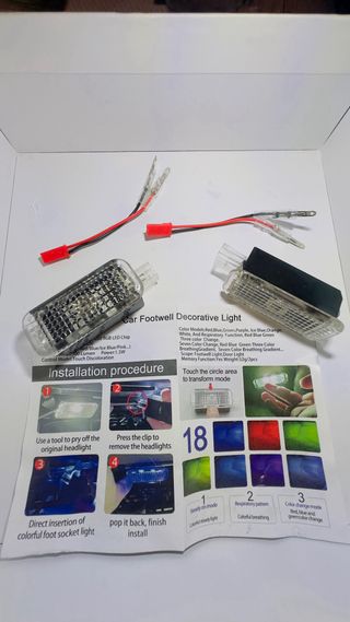 Iluminación LED Ambiente Coche Seat Leon