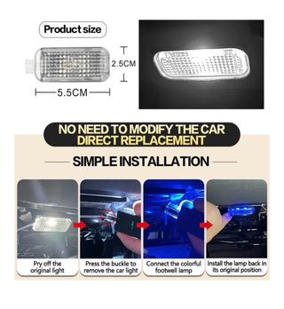 Iluminación LED Ambiente Coche Seat Leon