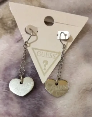 Orecchini Guess Cuore Argento