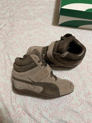 Puma Speedcat Wedges Taupe Chocolate Marron