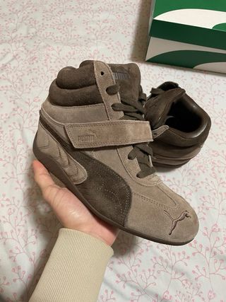 Puma Speedcat Wedges Taupe Chocolate Marron